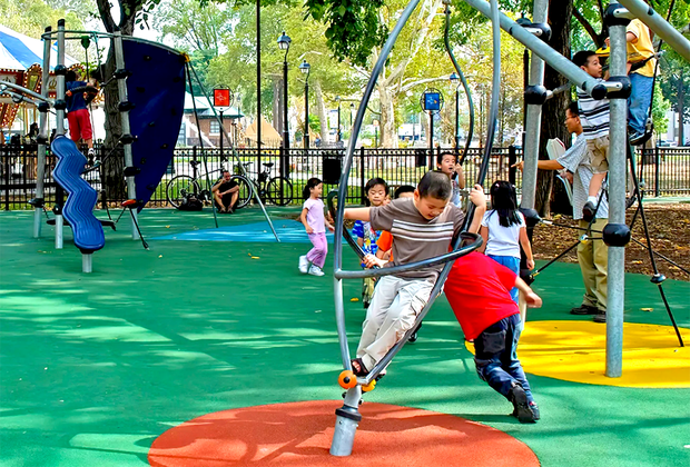 Franklin Square playground.