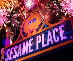 Rock out with Elmo, Abby, Cookie Monster, and Count von Count as their music fills the air and fireworks fill the sky from inside the park.Photo courtesy of Sesame Place
