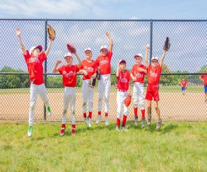 Have more fun in the outfield at Phillies Baseball Academy. Photo courtesy of the academy