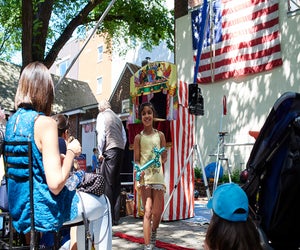Celebrate Flag Day and Philadelphia’s historic tradition of flag-making during the 16th Annual Flag Fest at the Betsy Ross House!  Photo courtesy of the Betsy Ross House