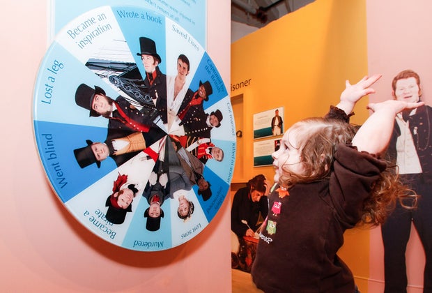 Photo of child at USS Constitution Museum