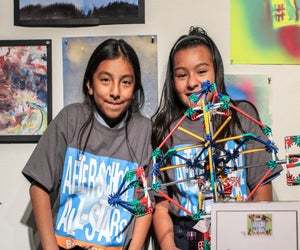 Kiddos can keep the learning going strong with after-school STEM activities. Photo courtesy of the Bay Area After- School All-Stars program..