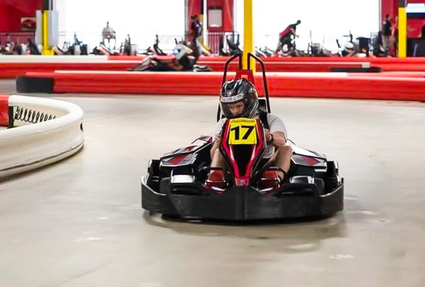 Extreme Sports for Kids Near DC: Autobahn Indoor Speedway go-karting