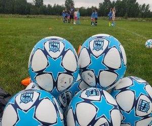 Soccer camp fun! Photo courtesy of Blue Moose Sports Camp