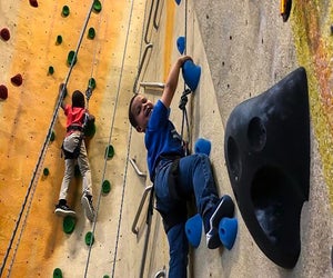 Connecticut has a sports summer camp for every type of athlete. Photo courtesy of the Central Rock Gym in Glastonbury