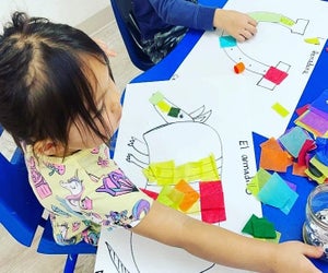 Preschool is the perfect time to learn a new language. Photo courtesy of the Conmigo Spanish Program