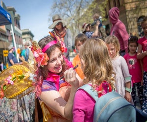 Face painting, performances, and so much more.  Kids Day photo courtesy of Downtown Santa Cruz