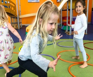 Each Gymboree class brings new activities and challenges. Photo courtesy of Gymboree Play and Music