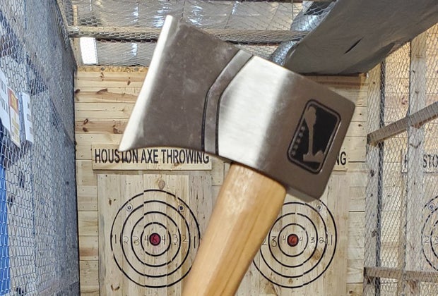 Houston axe throwing