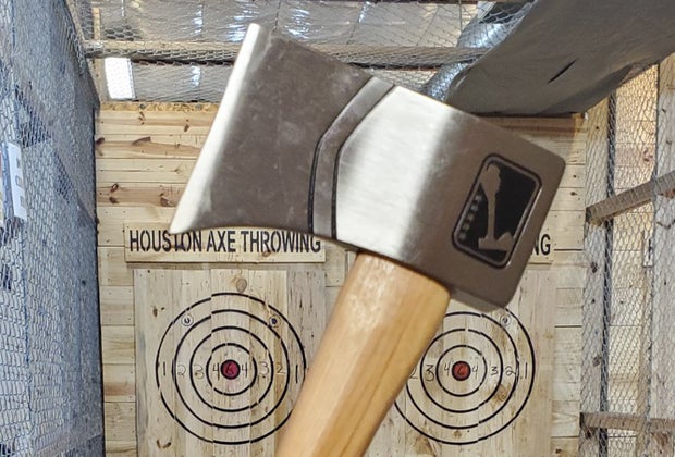 Houston axe throwing