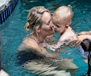 Kids as young as a few months (or even weeks) old can start swimming. Photo courtesy of kidSwim