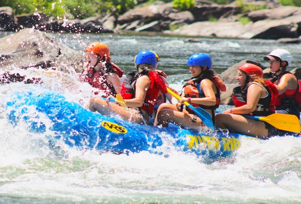 Extreme Sports for Kids Near DC: River Riders Family Adventure Resort
