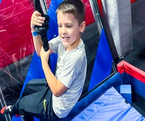 Get your ninja warriors on the obstacle courses around Boston, for indoor fun and great exercise! Photo courtesy of Supercharged Entertainment