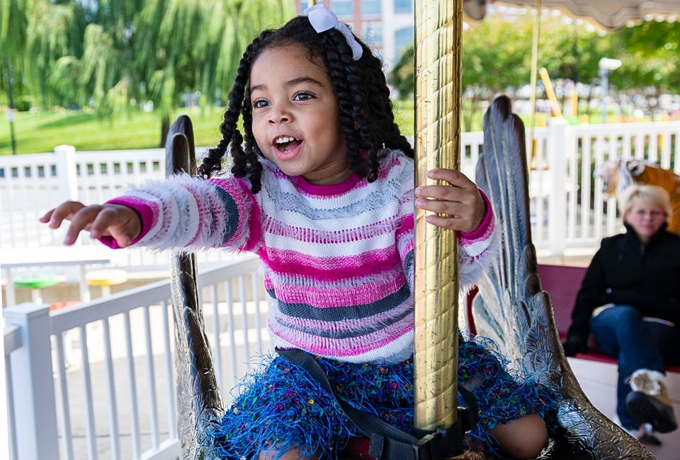 National Harbor has plenty of things for kids to do, including an Americana-themed carousel. Photo courtesy of the Capital Wheel
