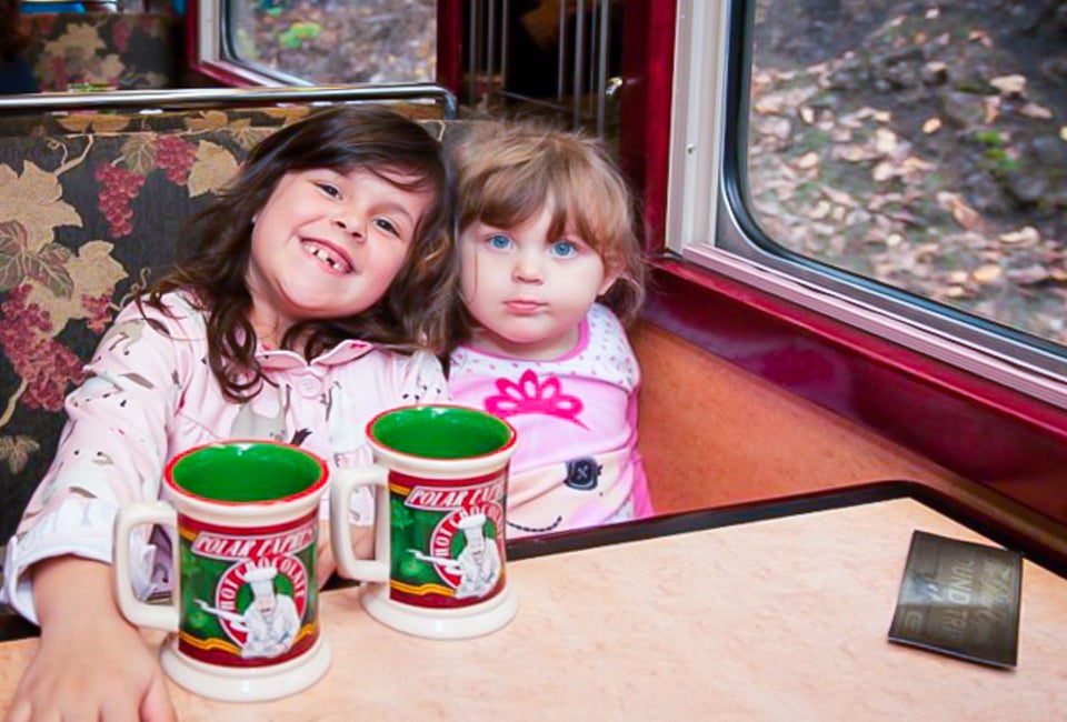 Christmas trains near Houston 2025. Photo courtesy of The Polar Express Train Ride at the Texas State Railroad