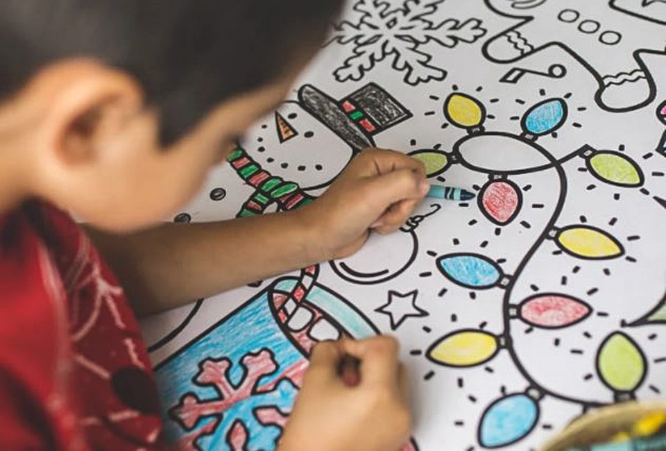 Keep kids occupied while waiting for holiday fun. Photo courtesy of Tiny Expressions