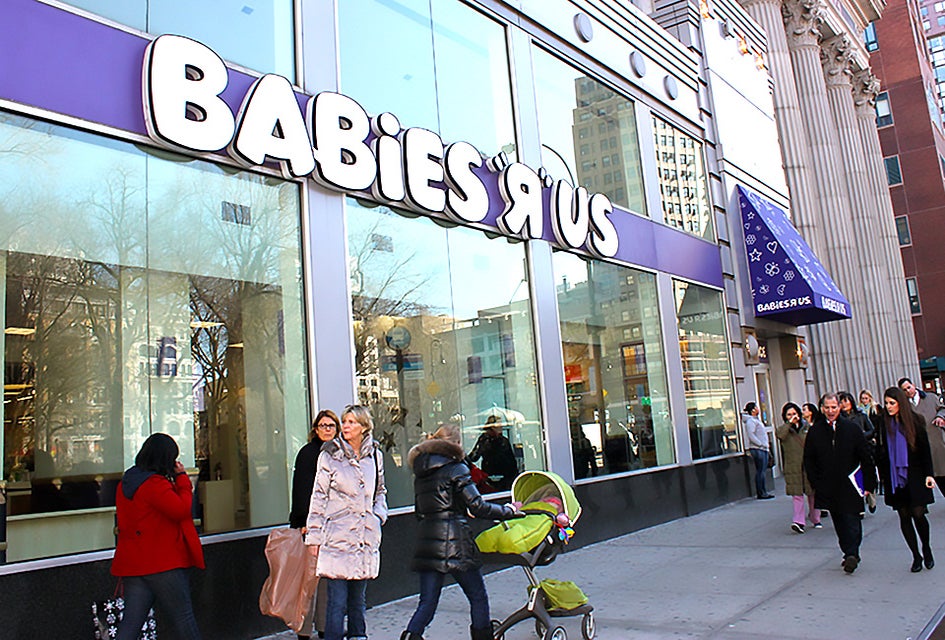 This New York City Babies 'R' Us is on the chopping block. Photo via Chain Store Age