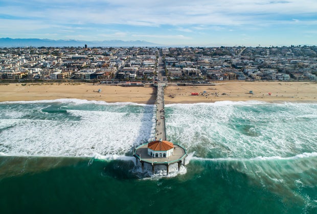 Manhattan Beach is a gorgeous seaside city.
