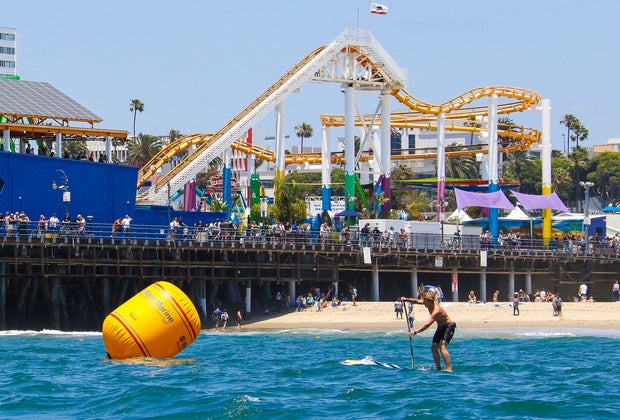 Go to the Santa Monica pier for things to do in LA with kids of all ages