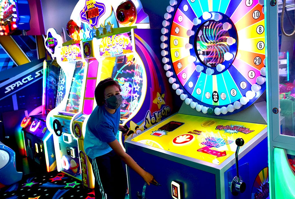 Hit the arcade and much more at Planet Play's indoor amusement center.