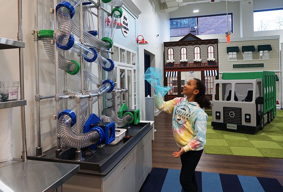 Play Street Museum caters to kids ages 8 and younger with a variety of imaginative play elements. 