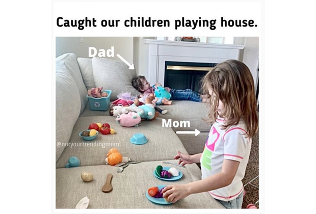 playing house meme