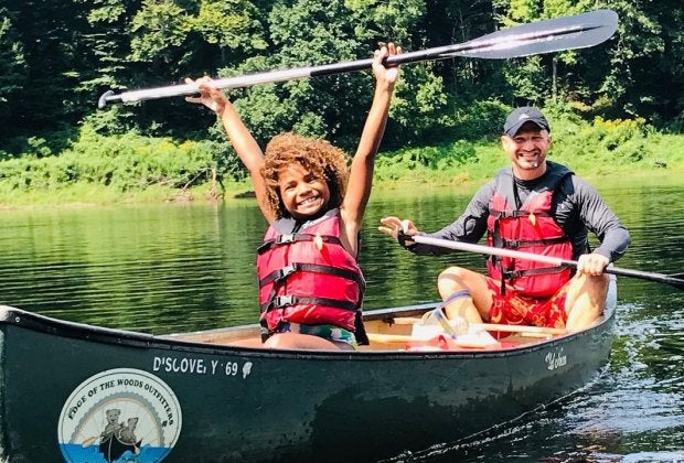 Canoe through the Poconos