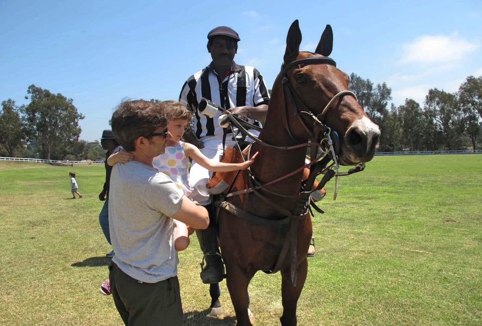 Meet the horses after the (free) polo matches at Will Rogers State Park. 