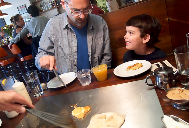 Portland with Kids: 50 Best Things To Do in Portland, OR - Eat at Slappycakes and Make your own pancakes