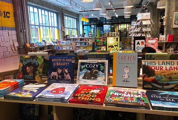 Powerhouse@Industry City has a well-stocked selection of children's books