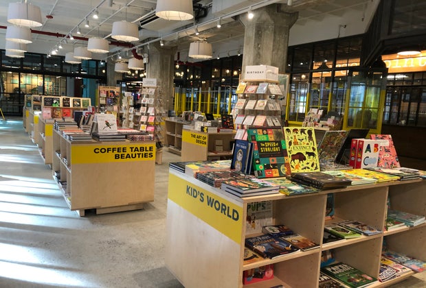 Powerhouse@Industry City has a diverse, curated selection of books