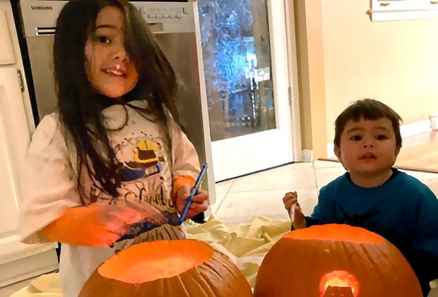 Pumpkin Carving Ideas and Stencils for Halloween: Let kids help!