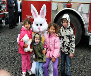 Meet the bunny himself at the Quakertown Easter Egg Hunt. Photo courtesy of Borough of Quakertown