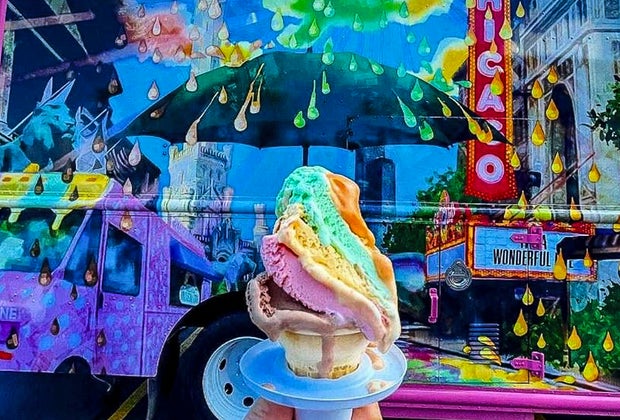 Best Ice Cream Near Chicago: 14 Ice Cream Parlors and Ice Cream Shops Kids Adore Rainbo Cone