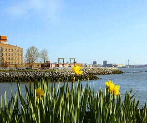 The historic Red Hook neighborhood combines pretty views with industrial flair. Photo by Marley White for NYC Tourism + Conventions