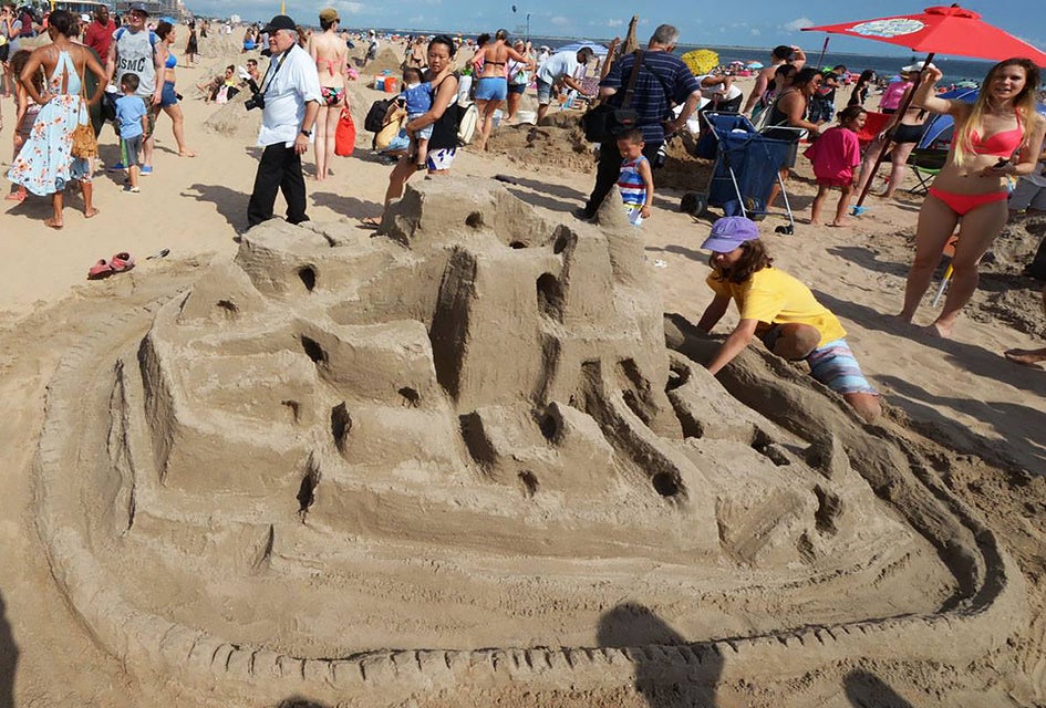 Celebrate summer at the 23rd annual sandcastle contest at Rockaway Beach. Photo courtesy of NYC Parks and Recreation