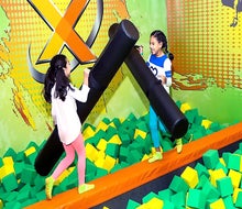 Battle your friends at Rockin' Jump Trampoline Park. Located in Yonkers, its one of our top picks for a fun trampoline park near NYC. 
