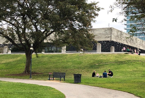 Why You Should Visit LACMA: Roll down a grassy hill.