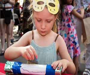 Play, create, and more at the Rubin Museum’s annual Block Party in Manhattan. Photo courtesy of the museum