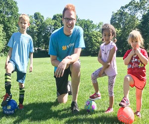 Summer camps keep kids active and outdoors all season long. Photo courtesy of Viking Sports Camp