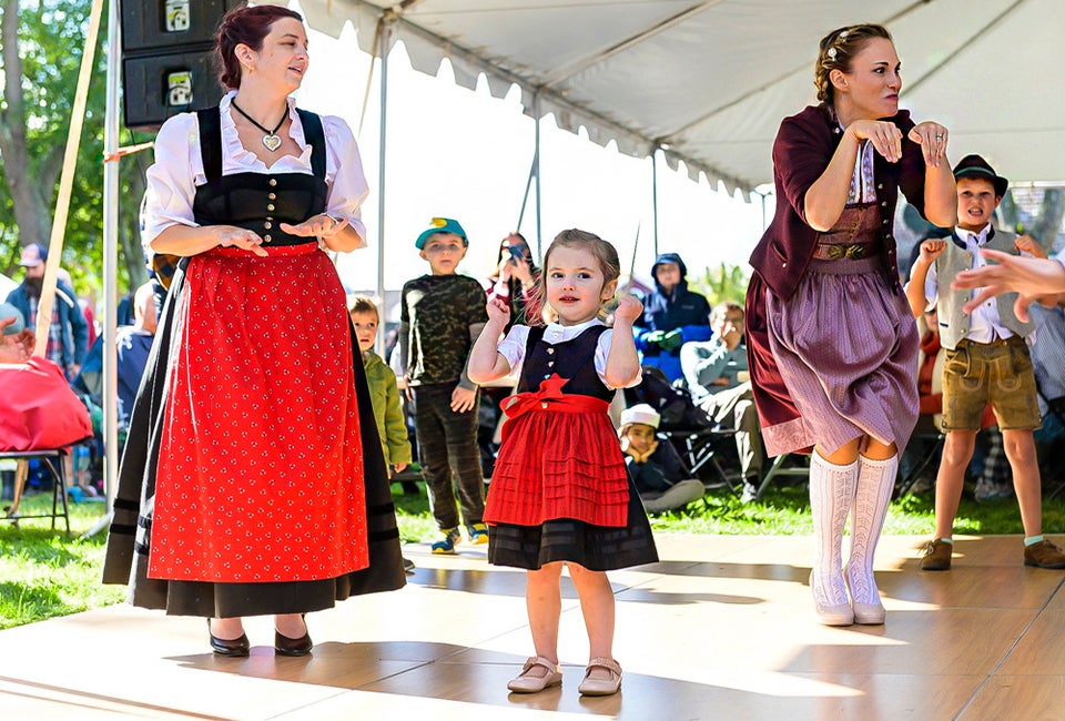 Get in on the action at the Gaithersburg Oktoberfest. Photo courtesy of the festival 