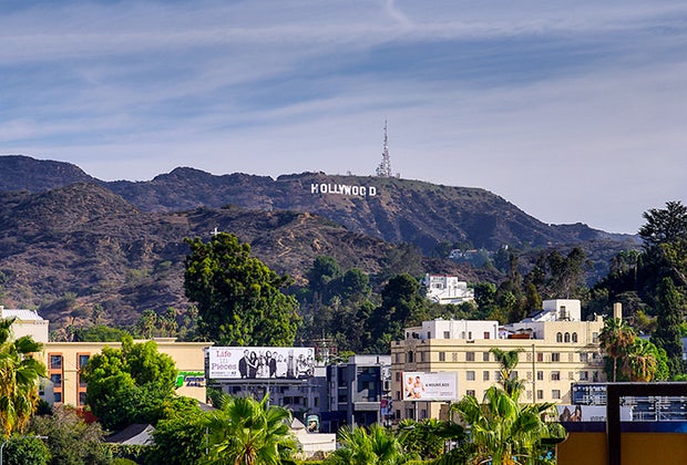 best place to see the Hollywood Sign is Ovation Hollywood