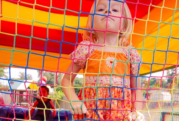 Bouncy House Birthday Party fun