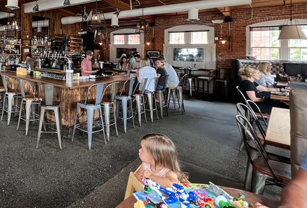 Image of a child at Engine Room - Family-Friendly Restaurants in Mystic