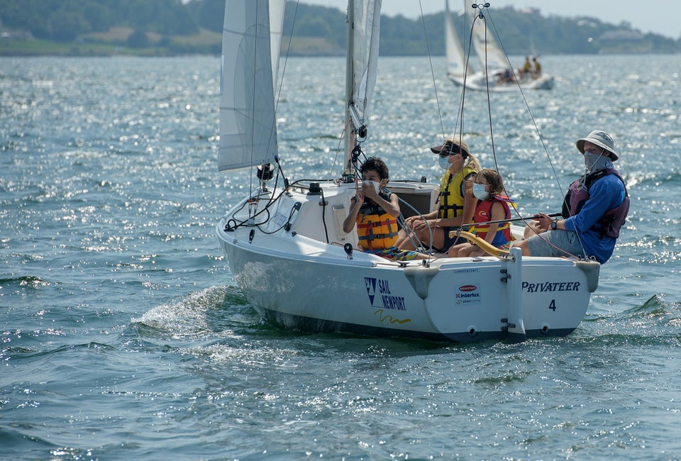 Sailing is always on the agenda in Newport. Photo courtesy of Sail Newport
