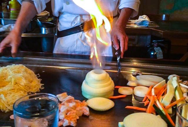 Photo of hibachi cooking - Best Fun Restaurants for Kids' Birthdays in CT