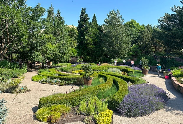 The serene Red Butte Garden in Salt Lake City, Utah.