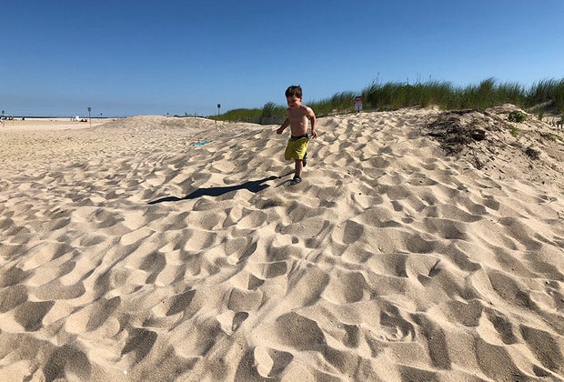 Sandy Hook National Seashore provides a perfect day trip to a beach near Westchester