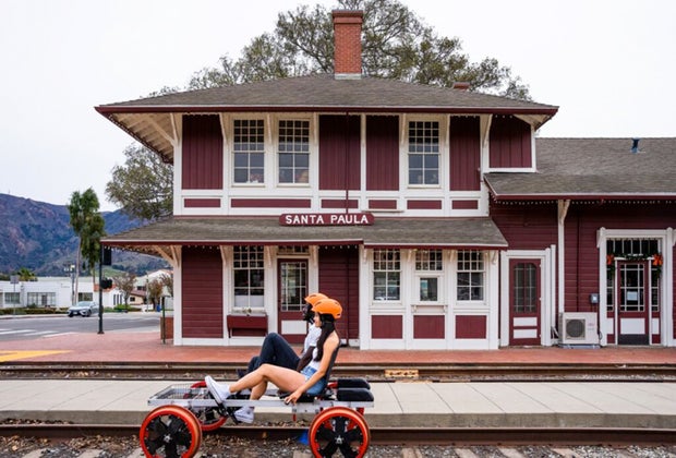 Sunburst Railbikes: sit back and pedal through scenic Ventura County