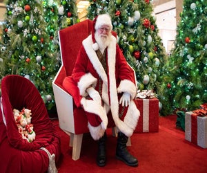 Children in need of a sensory-friendly Santa experience can head to Santa Cares at the Galleria on Sunday. Photo courtesy of Houston Galleria.